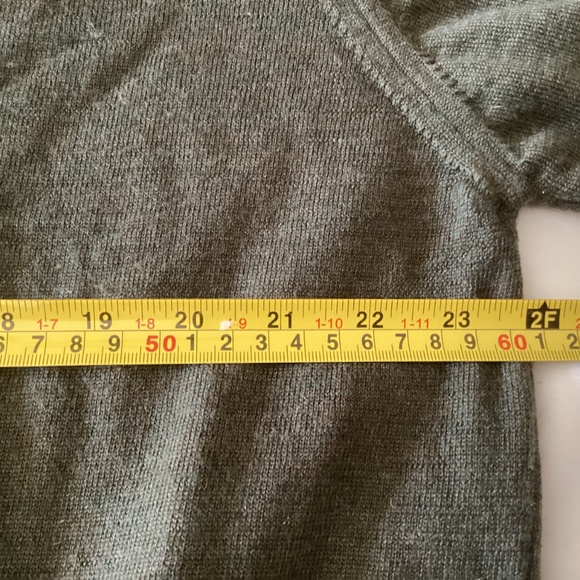 Jos.A.Bank MENS 100% Merino Wool Sweater, XXL, From Italy, Hunter Green, - Picture 4 of 7